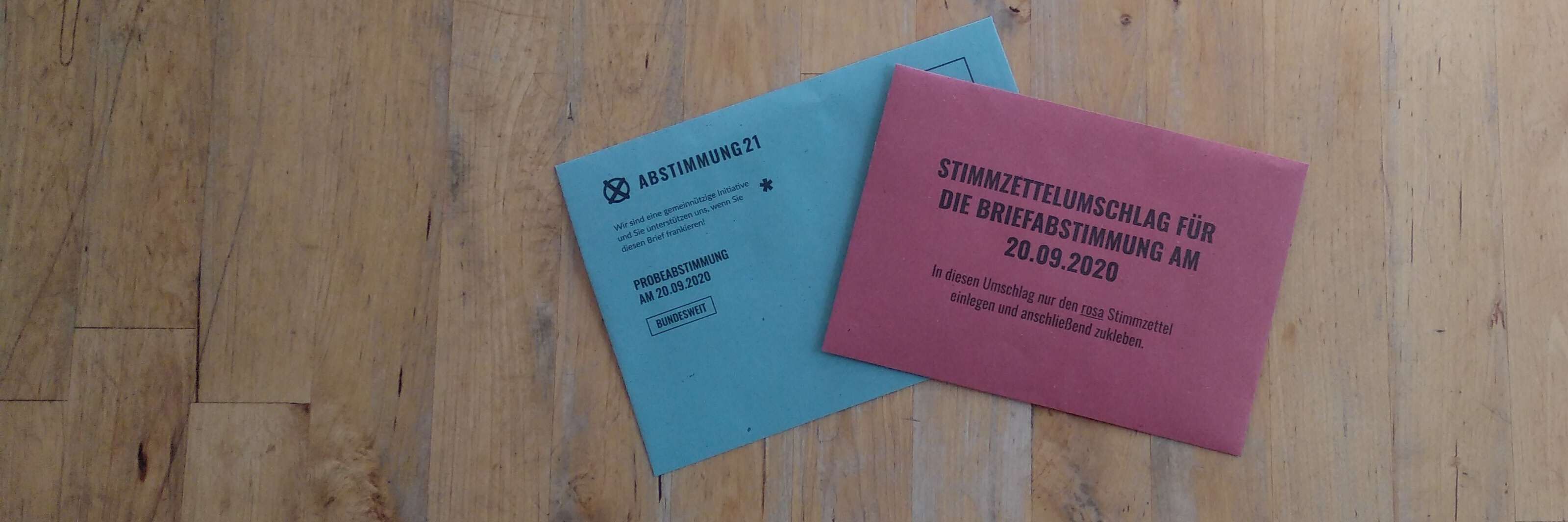 Probeabstimmung f&uuml;r Volksabstimmung