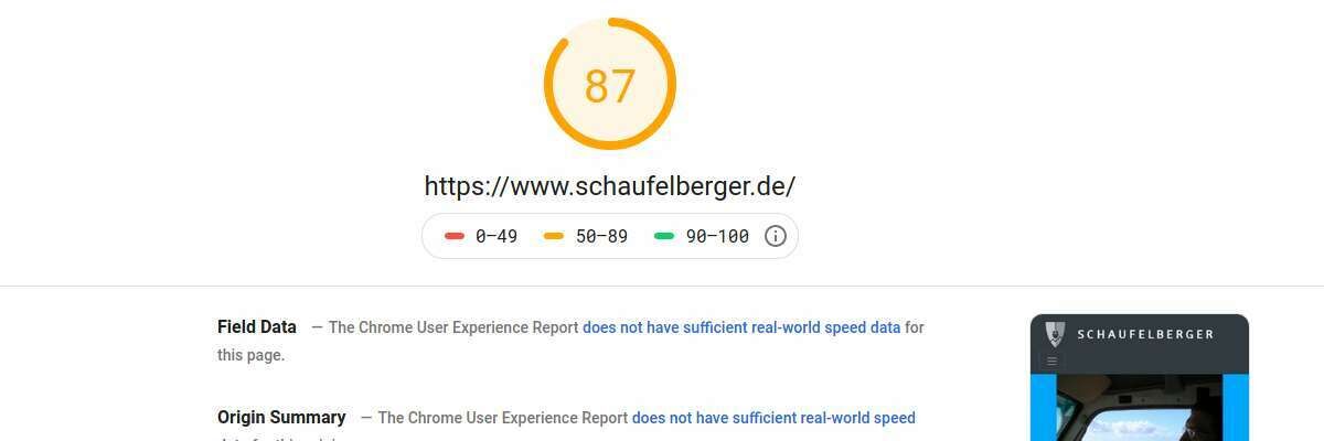 &Uuml;ber die PageSpeed Insights API werden die Leistungsf&auml;higkeit einer Seite auf mobilen und Desktop-Ger&auml;ten gemessen und Optimierungsm&ouml;glichkeiten aufgelistet, mit denen sich die Seite verbessern l&auml;sst.